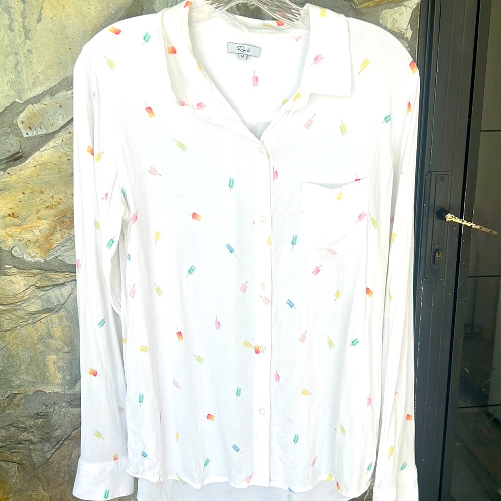 Rails Blouse Medium Rayon